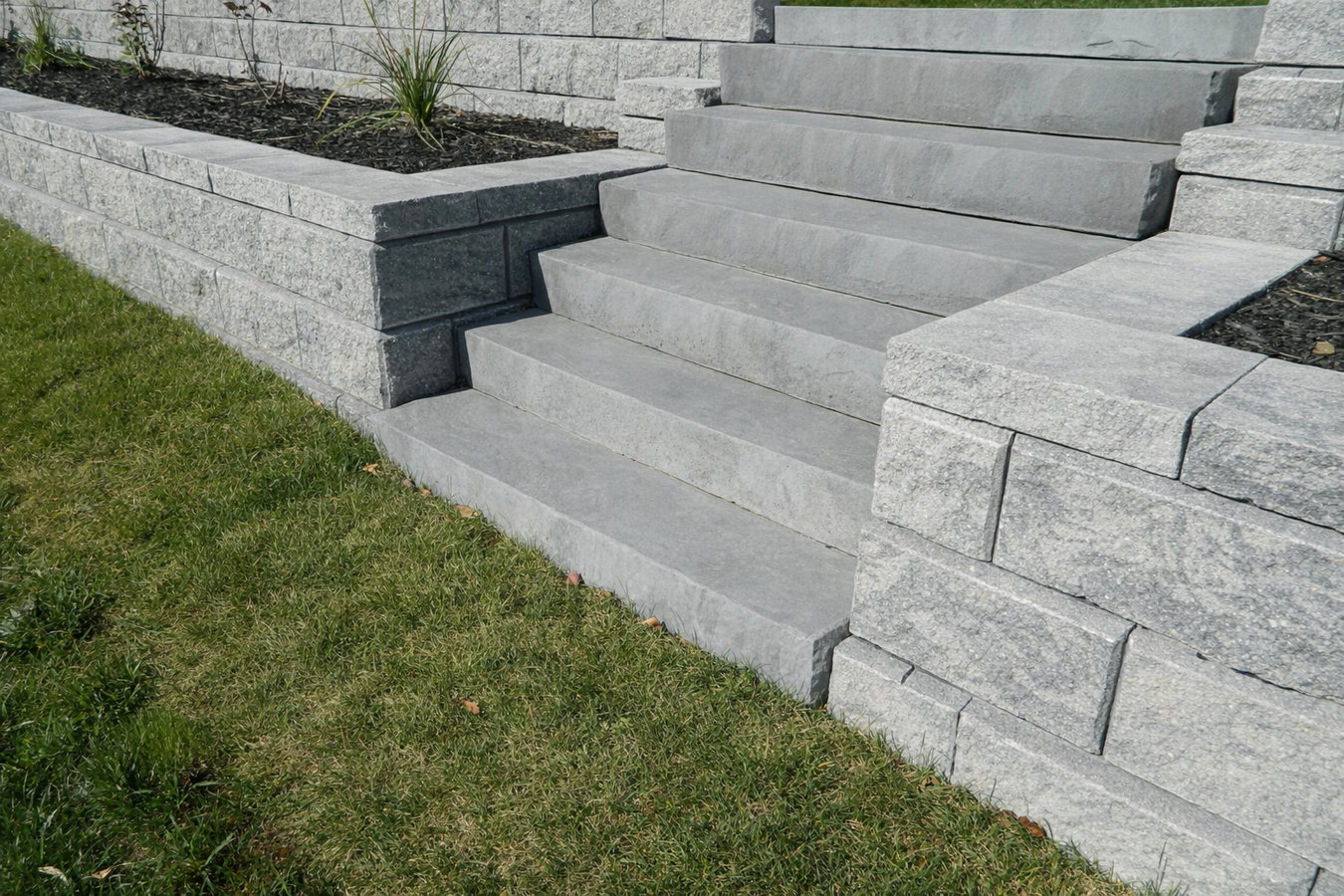 Concrete steps construction in Methuen, MA