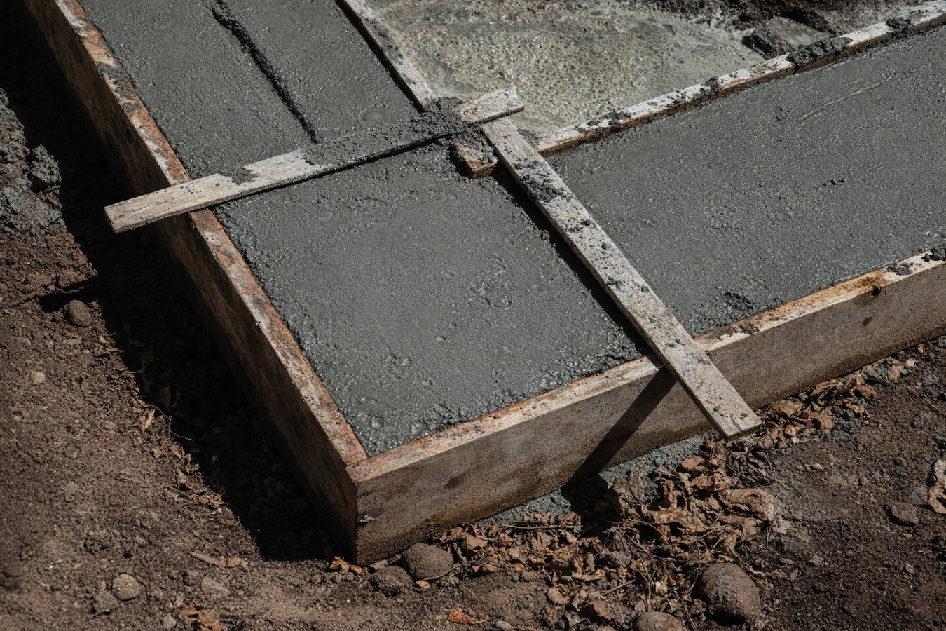 Slab foundation building in Methuen, MA