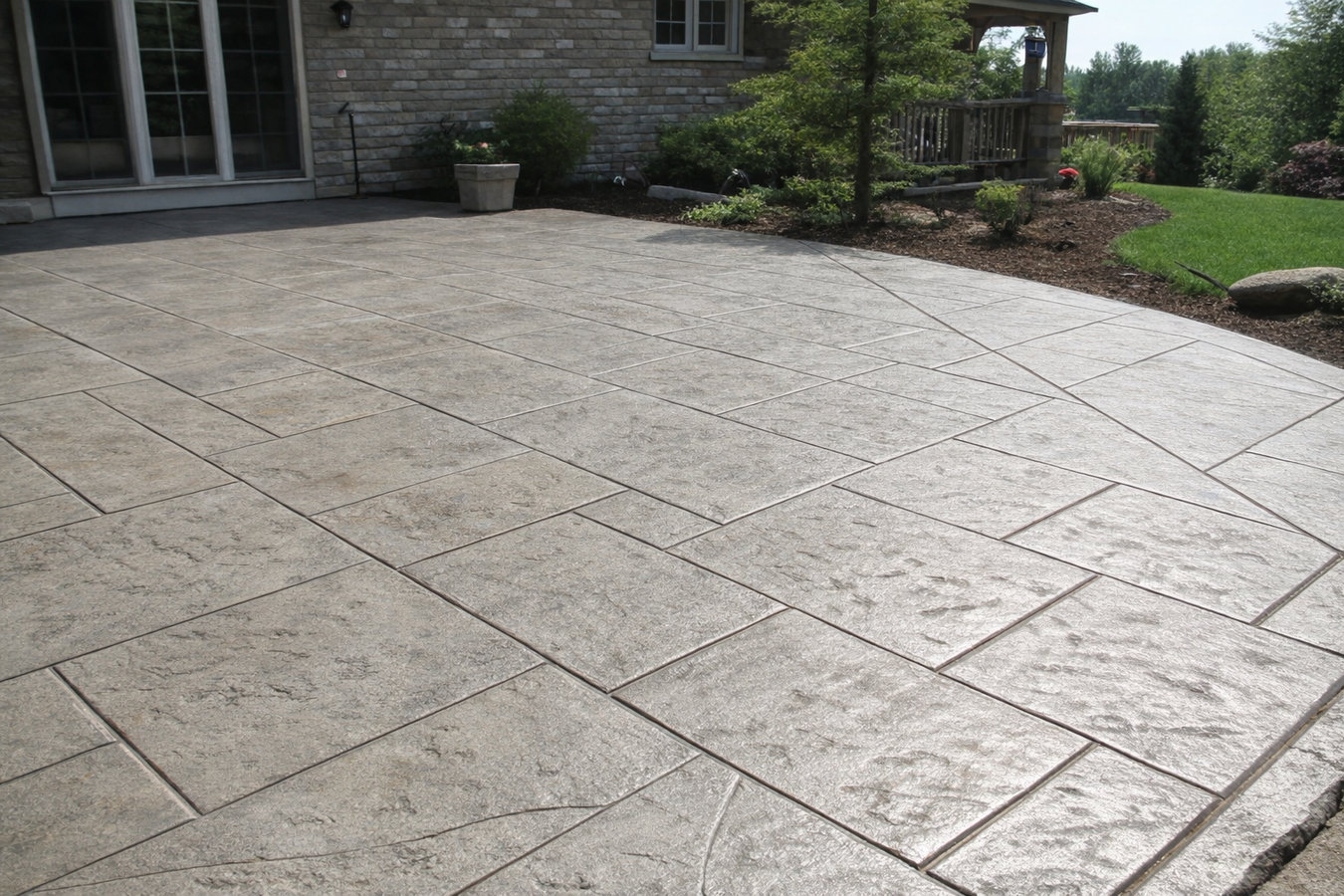 Stamped concrete services in Methuen, MA